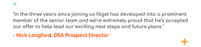 Nigel Benton DSAP Director - Nick Longford Quote